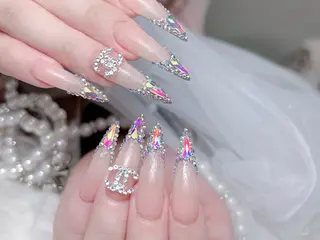 ネイル MoMoA Nail ネイル長さ出し専門店のネイルデザイン
