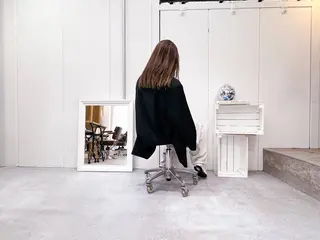 セミロング カラー パーマ ヘアアレンジ 松坂 真衣のヘアスタイル