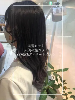 ロング カラー 縮毛矯正/髪質改善/ 艶髪ササキナツミのヘアスタイル