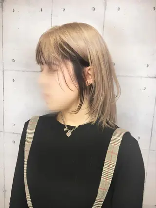 ミディアム カラー 韓・中華美女ヘア 🇰🇷×🇨🇳のヘアスタイル