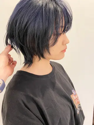 ショート カラー シールエクステ×美髪 改善/ヨシモトカンジのヘアスタイル