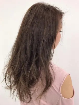 ロング カラー 清野 大のヘアスタイル