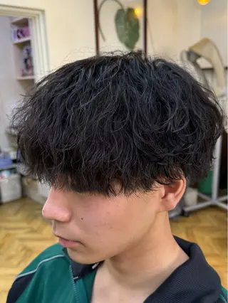 パーマ メンズ 清潔感×垢抜けヘアー ✂︎タカダリョウマのヘアスタイル