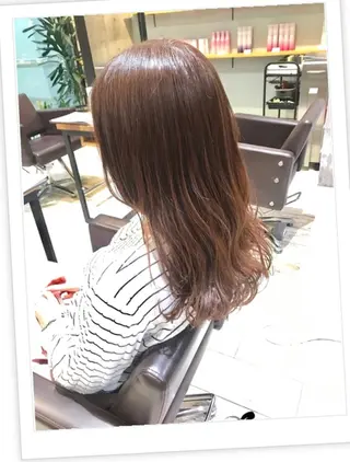ロング カラー パーマ ヘアアレンジ メンズ キッズ ネイル マツエク・マツパ EnBlesS西宮 マンツーマン神道有基のヘアスタイル