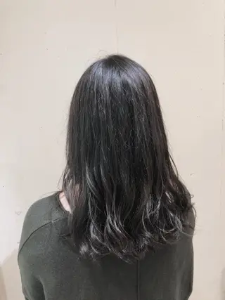 ミディアム カラー パーマ ヘアアレンジ 【ツヤ髪美容師】 ツダケイスケのヘアスタイル