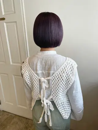 ミディアム カラー MIOベージュカラー 柔らかいカラーのヘアスタイル