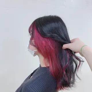セミロング ブリーチカラー 🩵MIZUKIのヘアスタイル
