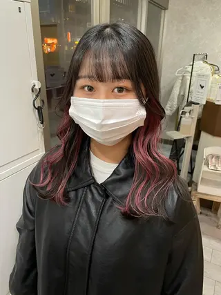 セミロング カラー 🫧ヒシダアキ taboo.i🫧のヘアスタイル