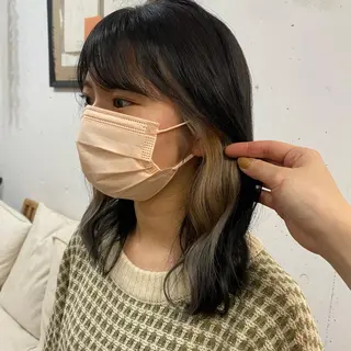 ミディアム カラー 🪭risa 暖色/レイヤー🪭のヘアスタイル