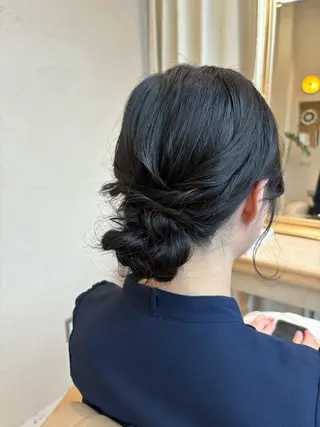 ヘアアレンジ あかね☆ヘアアレンジ /ボブ/縮毛矯正のヘアスタイル