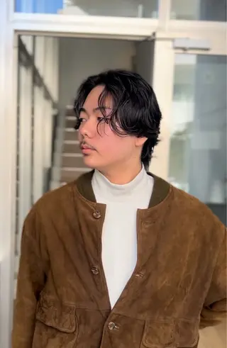 パーマ メンズ メンズ特化美容師⭐ ナツ/ポケモン/手品のヘアスタイル