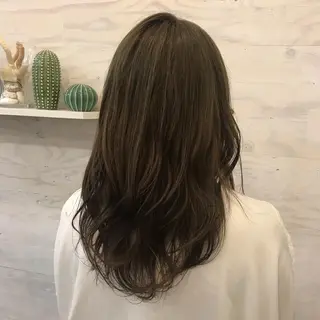 セミロング カラー 🪭risa 暖色/レイヤー🪭のヘアスタイル