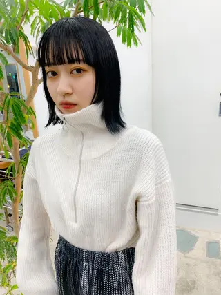 ミディアム パーマ/パーマ落とし /藤木舜太のヘアスタイル