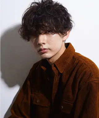 パーマ メンズ メンズ特化 古賀陸斗のヘアスタイル