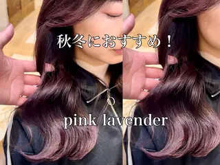 ミディアム カラー ブリーチなしダブル カラー縮毛矯正 下野のヘアスタイル