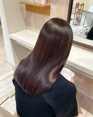 セミロング カラー ハイトーン・髪質改善 RINのヘアスタイル