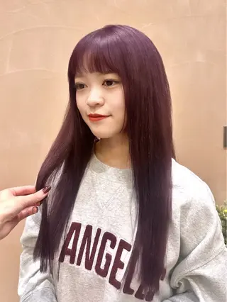 ロング カラー 越後 遥/ 透明感カラー🪞🤍のヘアスタイル