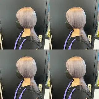 ミディアム カラー ✨縮毛矯正✖︎顔周り レイヤー✨ナカムラのヘアスタイル