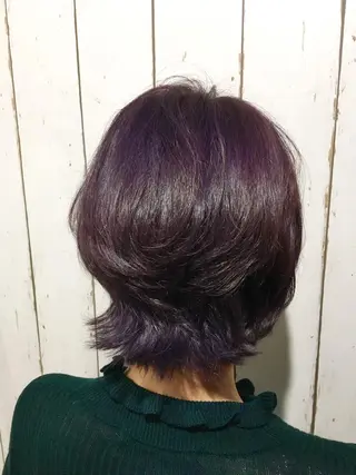 ショート カラー パーマ ヘアアレンジ 👑指名率No.1 👑坂口飛翔のヘアスタイル