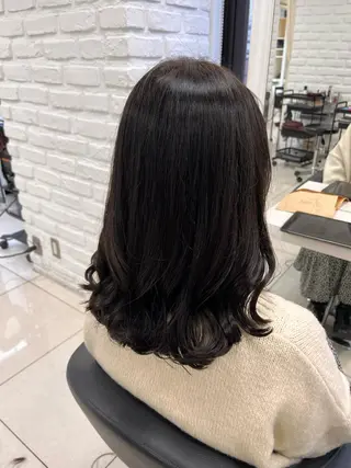 ミディアム カラー 【メンズ縮毛矯正/ Ryoka】のヘアスタイル