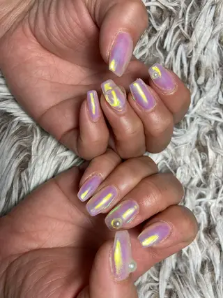 ミディアム ネイル ✴︎ Delightのネイルデザイン