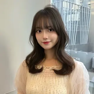 ロング カラー ️🫧レイヤーカット 銀座/れいか️️🫧のヘアスタイル