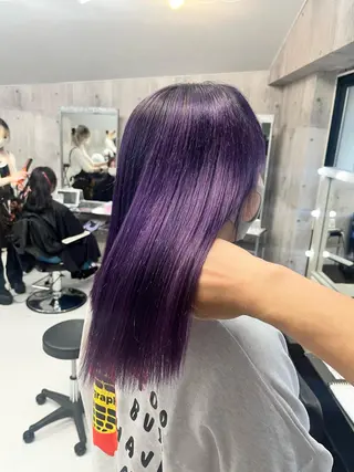 セミロング カラー 【毎朝セット3分】 メンズパーマ　真人のヘアスタイル