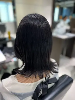 ミディアム カラー ヘアアレンジ 🧊🪞透明感カラー himeのヘアスタイル