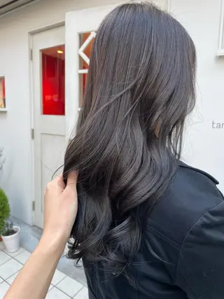 ロング カラー 顔まわりcut🌿 Hinakoのヘアスタイル