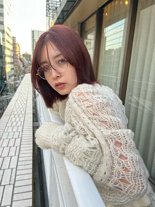 ショート カラー ショート/ボブ/ 心斎橋/宮脇美奈のヘアスタイル