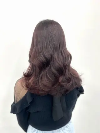 ロング カラー パーマ ヘアアレンジ メンズ キッズ 盛れ韓国ハイトーン 🎀Himari🎀のヘアスタイル