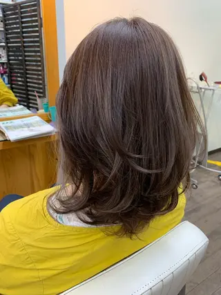 ミディアム hama yukiのヘアスタイル