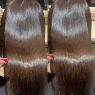 ロング 新宿No.1艶髪矯正 美艶カラー/FUKAのヘアスタイル