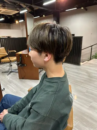 メンズ arika オケシ　リョウダイのヘアスタイル