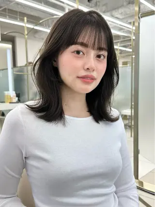 ミディアム yume. COA GINZAのヘアスタイル
