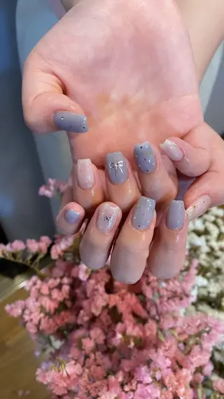 ネイル crystal ⭐︎ colorのネイルデザイン