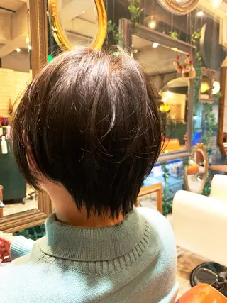 ショート ハイライト/レイヤー 木下翔太のヘアスタイル