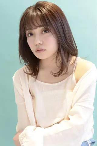 ミディアム 似合わせカットカラー 🌿つじおかるみのヘアスタイル