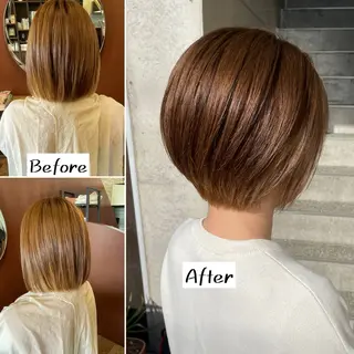 ショート 日高 香織のヘアスタイル