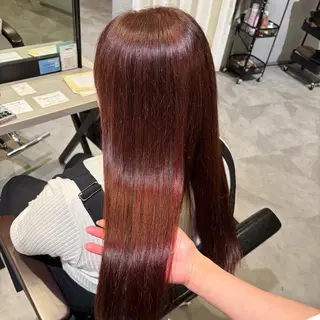 ロング カラー MIRUKA/ 暖色カラー/ベージュのヘアスタイル