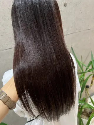 ロング カラー 廣瀬 愛のヘアスタイル