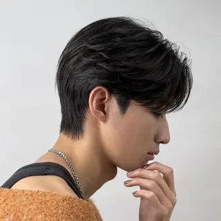 ショート パーマ メンズ REGNO 天神大名 メンズサロンのヘアスタイル