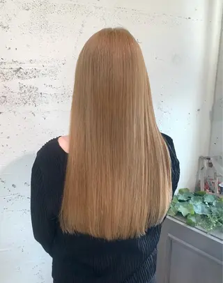 ロング カラー 透明感カラー🎀／ 寒色カラー／マツエクのヘアスタイル