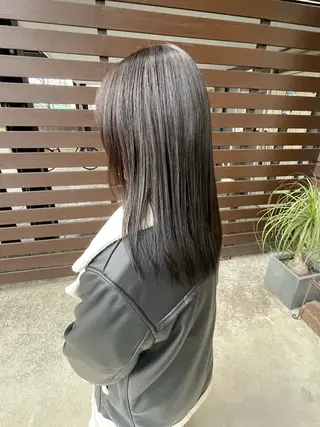 セミロング カラー 日高 香織のヘアスタイル
