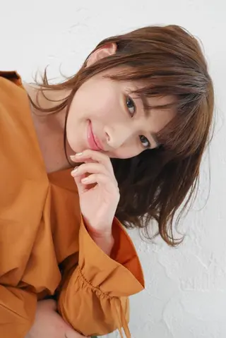 ミディアム カラー 髪質改善美容師 中村　一のヘアスタイル