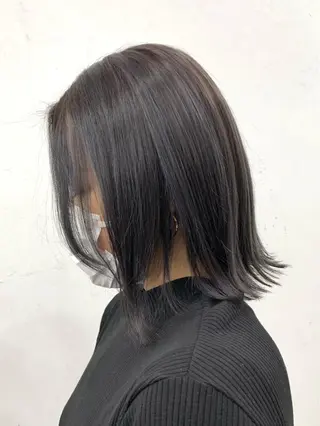 ミディアム レイヤー ハイトーン 暖色⭐︎KANAKOのヘアスタイル