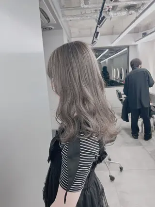 ロング カラー ♡透け感カラー 大賀哲平♡のヘアスタイル