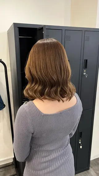 ミディアム カラー 安藤 誠斗のヘアスタイル