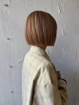 ショート カラー 藤江 健人のヘアスタイル