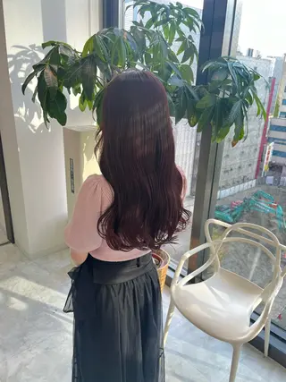 セミロング カラー トレンドレイヤー No.1/KOHEIのヘアスタイル
